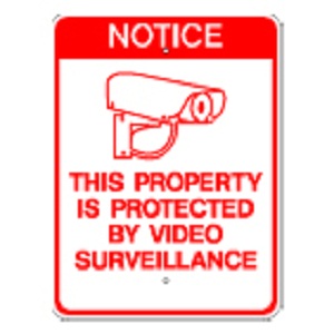 Surveillance Camera (Symbol) Sign